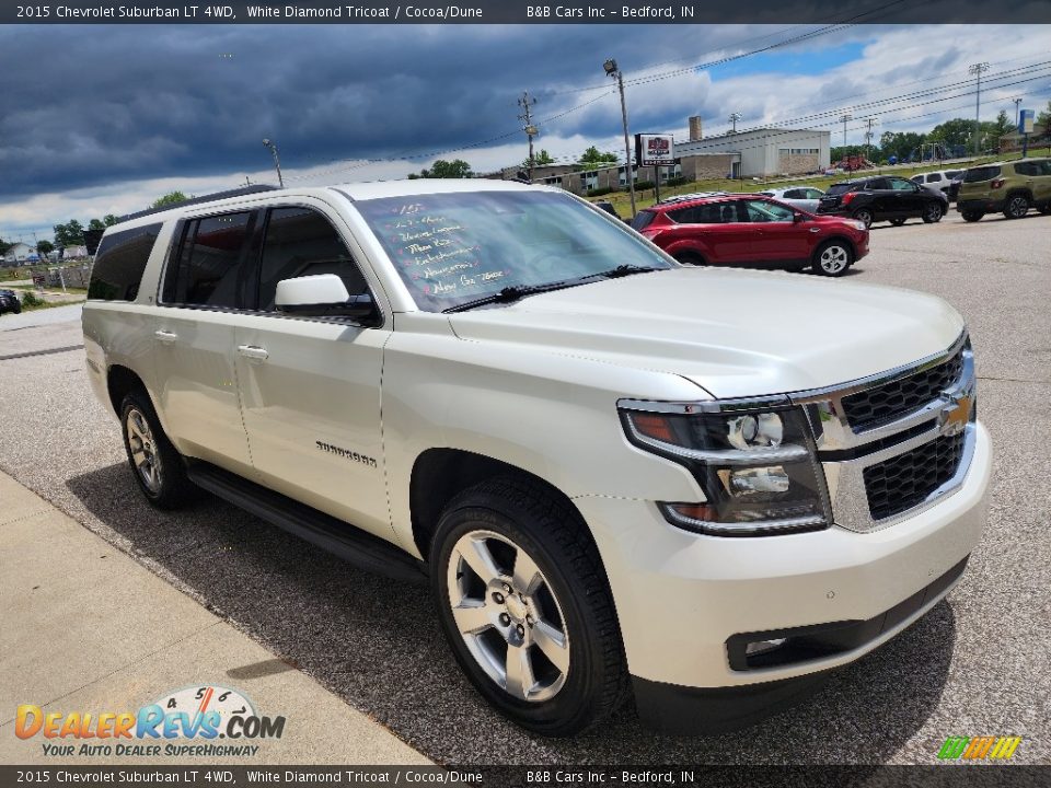 White Diamond Tricoat 2015 Chevrolet Suburban LT 4WD Photo #29