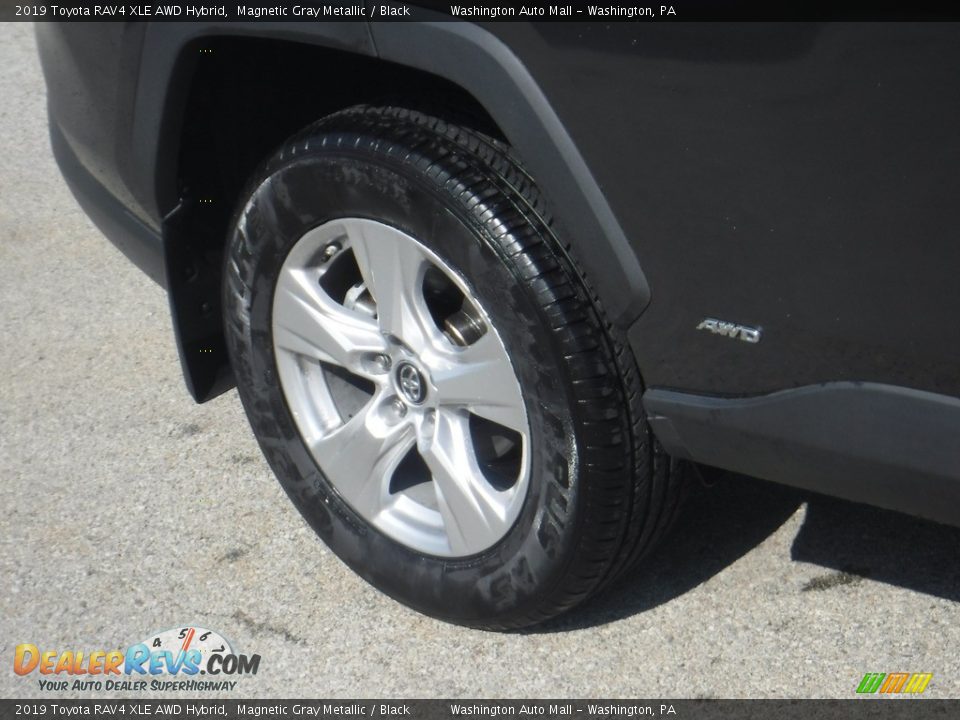2019 Toyota RAV4 XLE AWD Hybrid Magnetic Gray Metallic / Black Photo #12