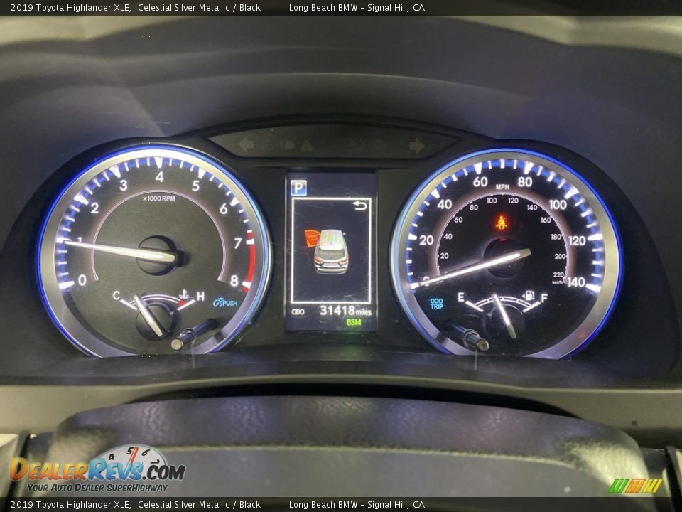 2019 Toyota Highlander XLE Gauges Photo #20