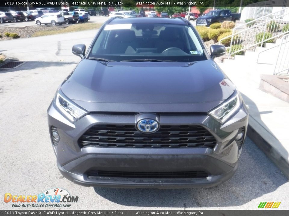 2019 Toyota RAV4 XLE AWD Hybrid Magnetic Gray Metallic / Black Photo #13