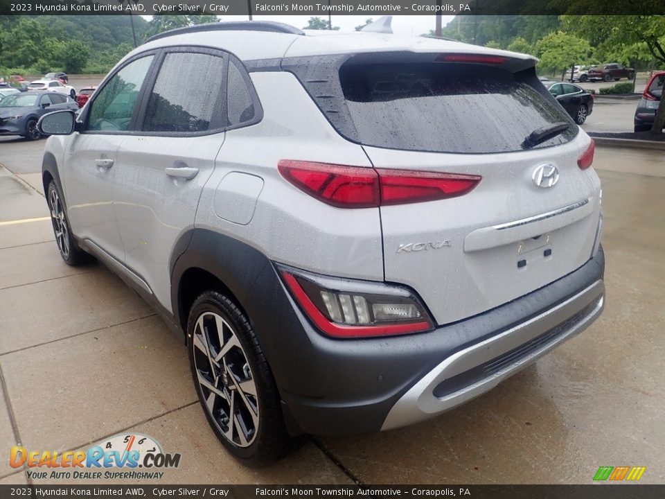 2023 Hyundai Kona Limited AWD Cyber Silver / Gray Photo #5