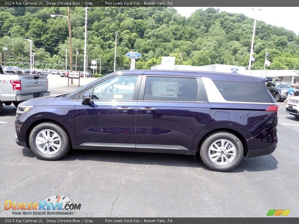 Deep Chroma Blue 2024 Kia Carnival LX Photo #5
