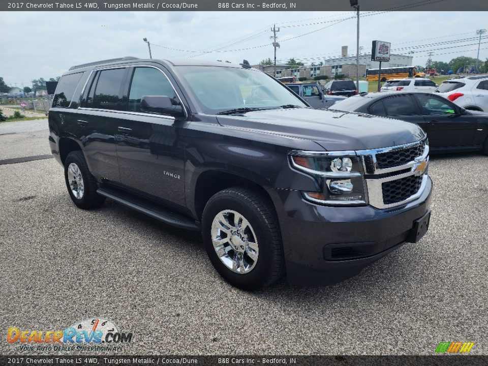 2017 Chevrolet Tahoe LS 4WD Tungsten Metallic / Cocoa/Dune Photo #6