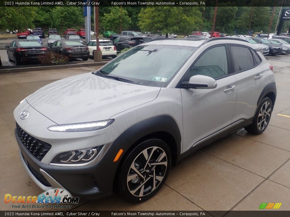 2023 Hyundai Kona Limited AWD Cyber Silver / Gray Photo #7