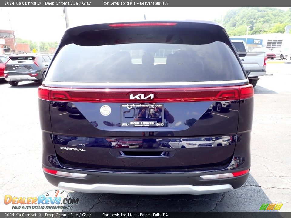 2024 Kia Carnival LX Deep Chroma Blue / Gray Photo #7