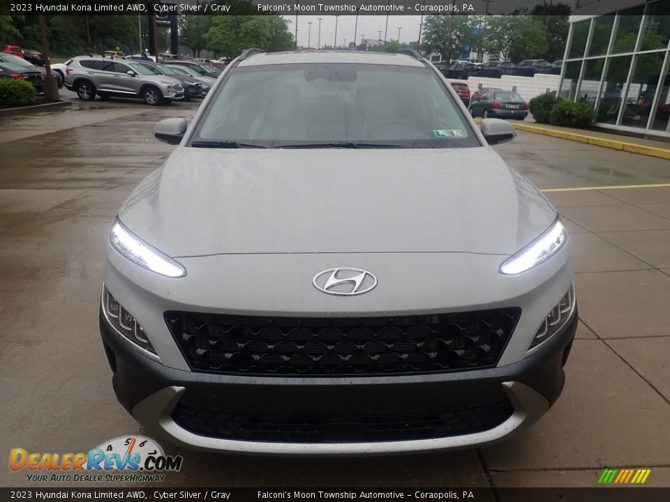 2023 Hyundai Kona Limited AWD Cyber Silver / Gray Photo #8