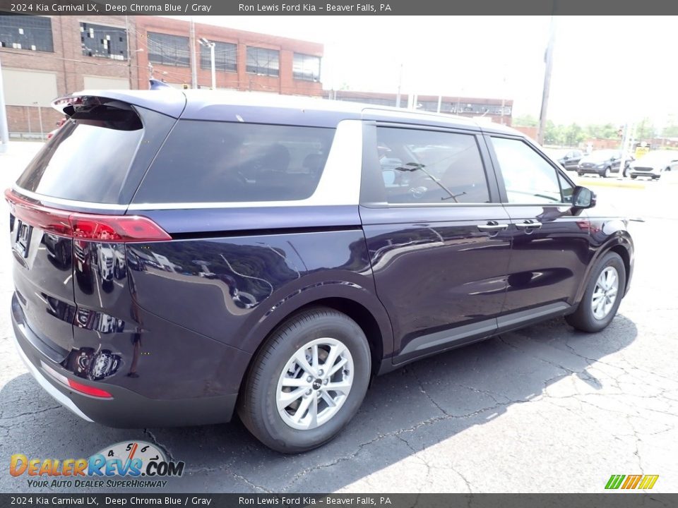 2024 Kia Carnival LX Deep Chroma Blue / Gray Photo #8