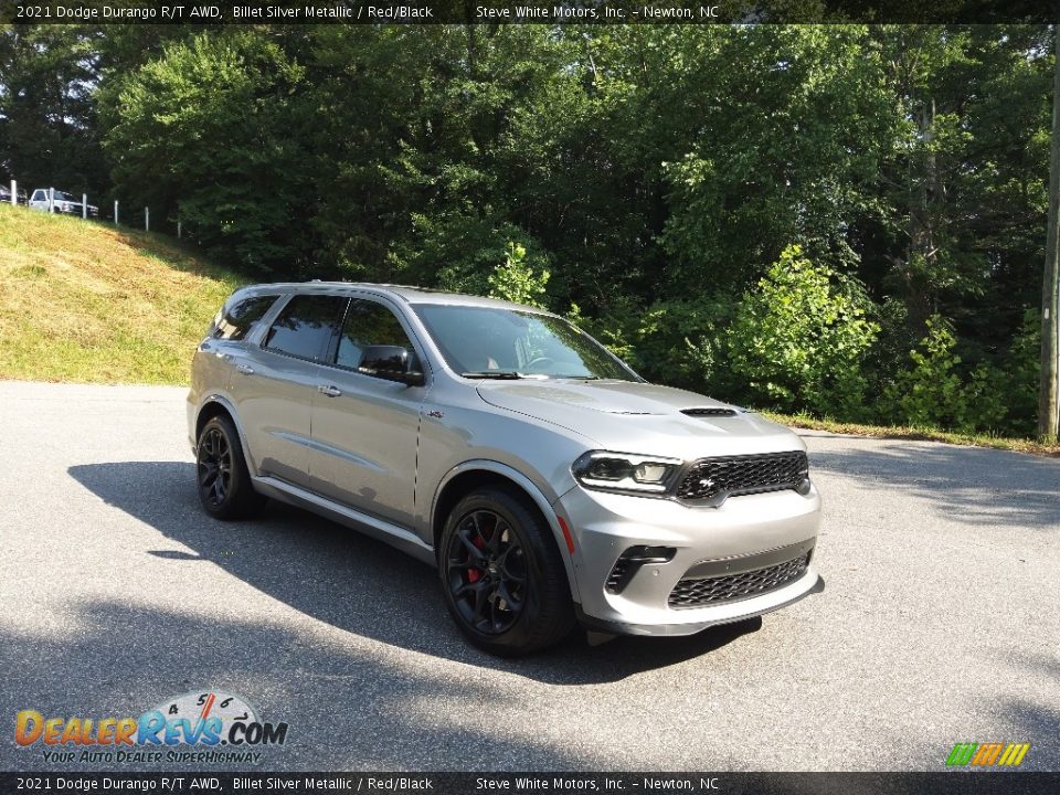 2021 Dodge Durango R/T AWD Billet Silver Metallic / Red/Black Photo #4