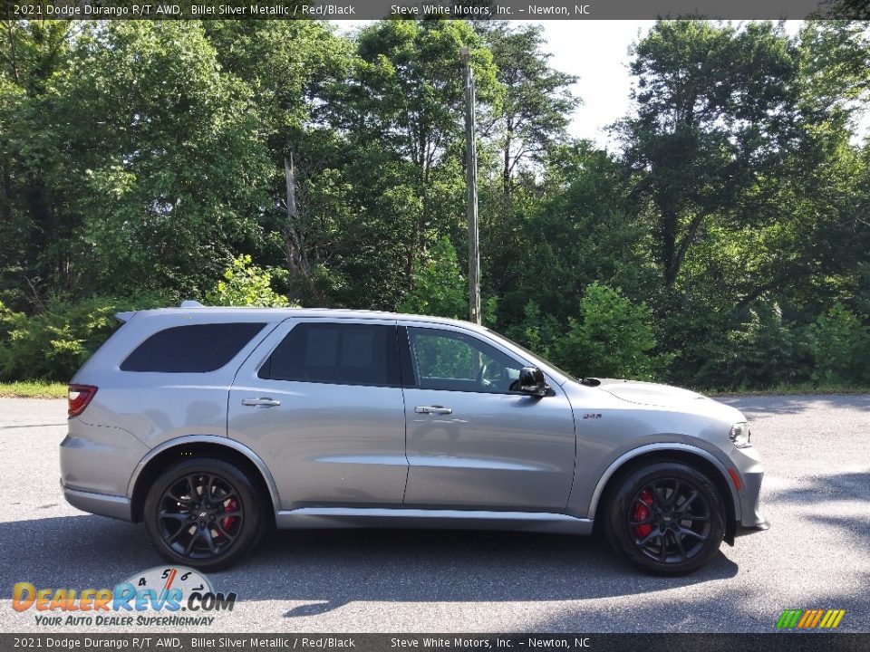 2021 Dodge Durango R/T AWD Billet Silver Metallic / Red/Black Photo #5