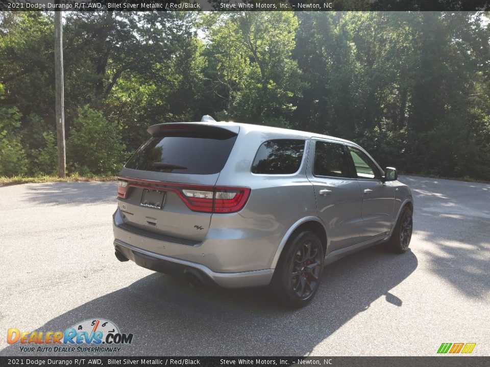 2021 Dodge Durango R/T AWD Billet Silver Metallic / Red/Black Photo #6