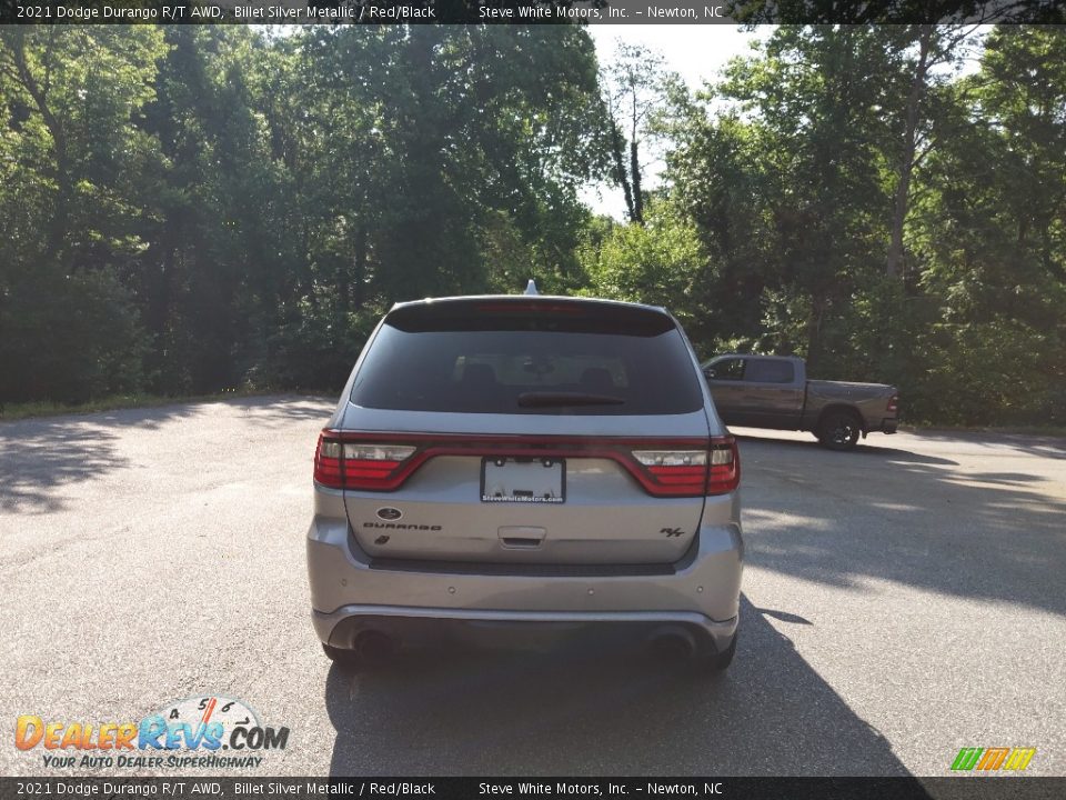 2021 Dodge Durango R/T AWD Billet Silver Metallic / Red/Black Photo #7