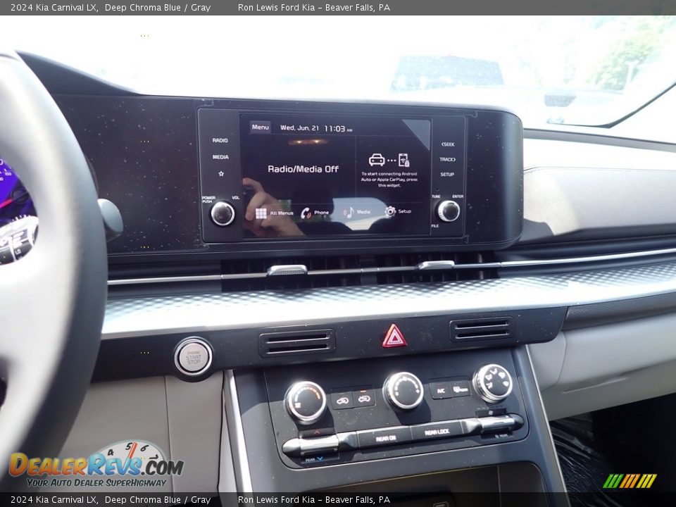 Controls of 2024 Kia Carnival LX Photo #17
