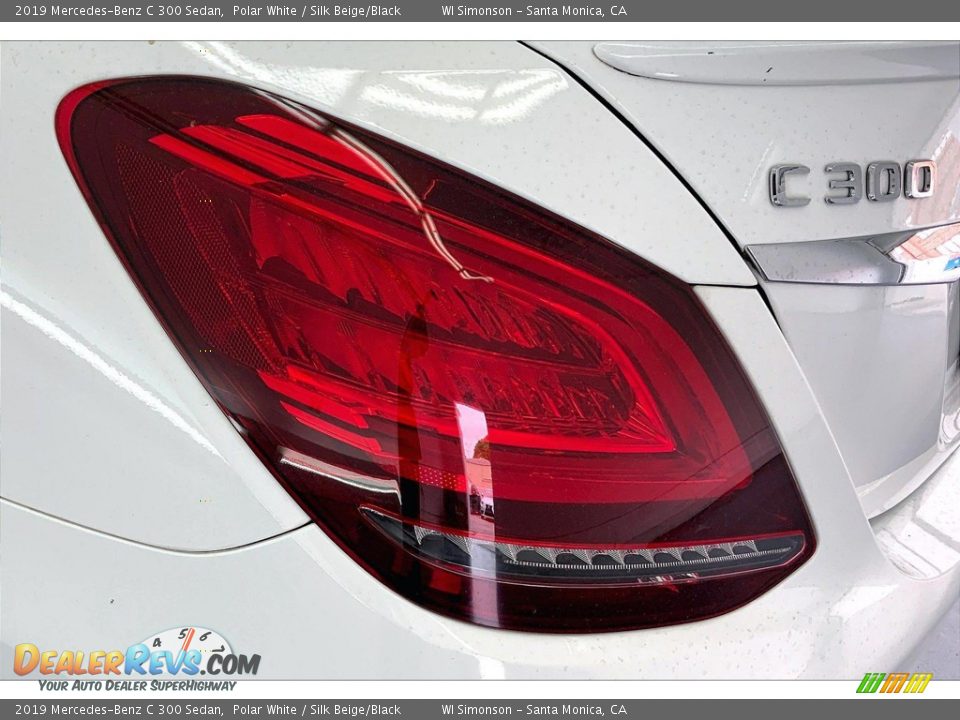 2019 Mercedes-Benz C 300 Sedan Polar White / Silk Beige/Black Photo #29
