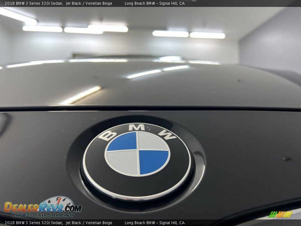 2018 BMW 3 Series 320i Sedan Jet Black / Venetian Beige Photo #8