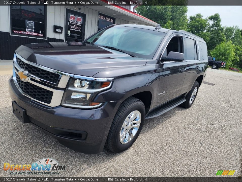 2017 Chevrolet Tahoe LS 4WD Tungsten Metallic / Cocoa/Dune Photo #28