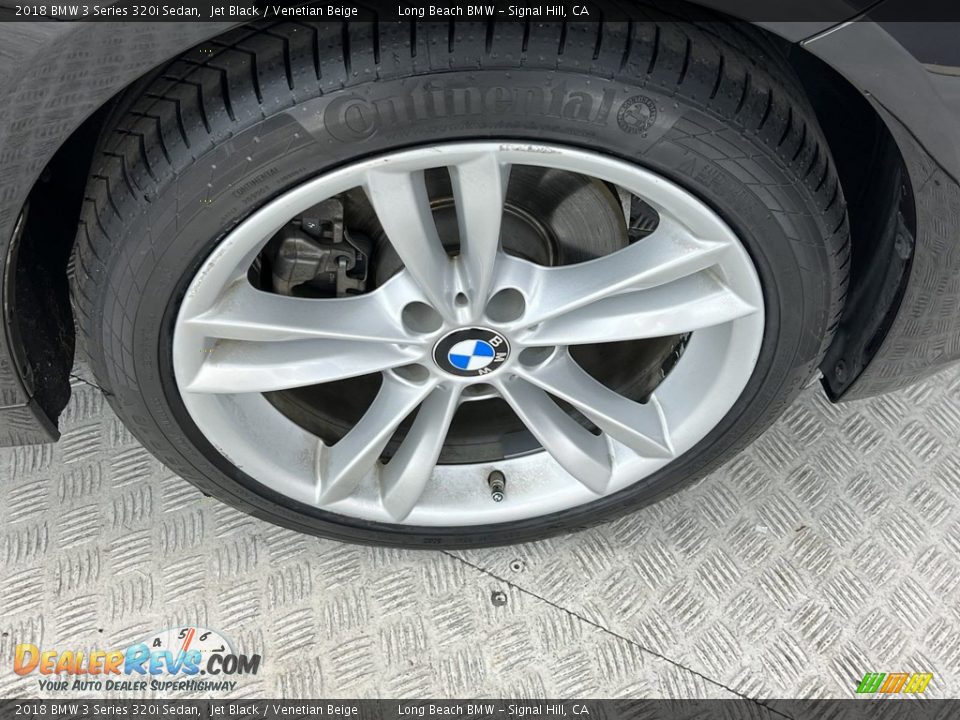 2018 BMW 3 Series 320i Sedan Jet Black / Venetian Beige Photo #9