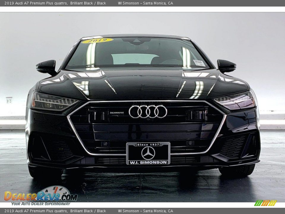 2019 Audi A7 Premium Plus quattro Brilliant Black / Black Photo #2