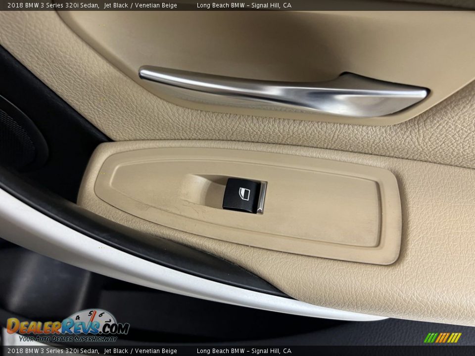 2018 BMW 3 Series 320i Sedan Jet Black / Venetian Beige Photo #10