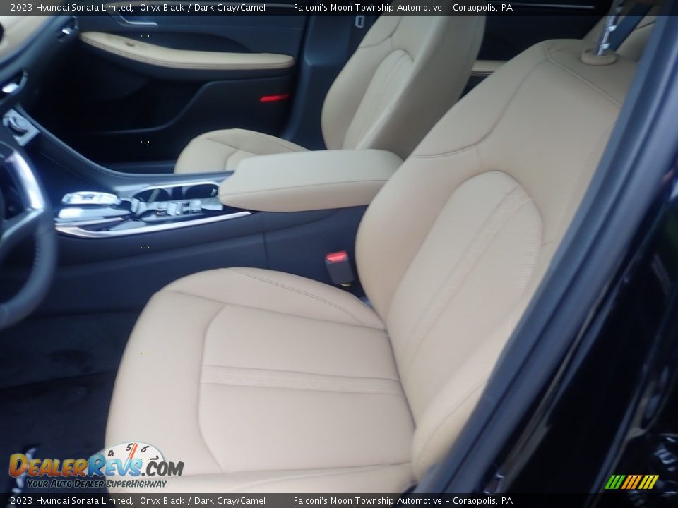 2023 Hyundai Sonata Limited Onyx Black / Dark Gray/Camel Photo #10