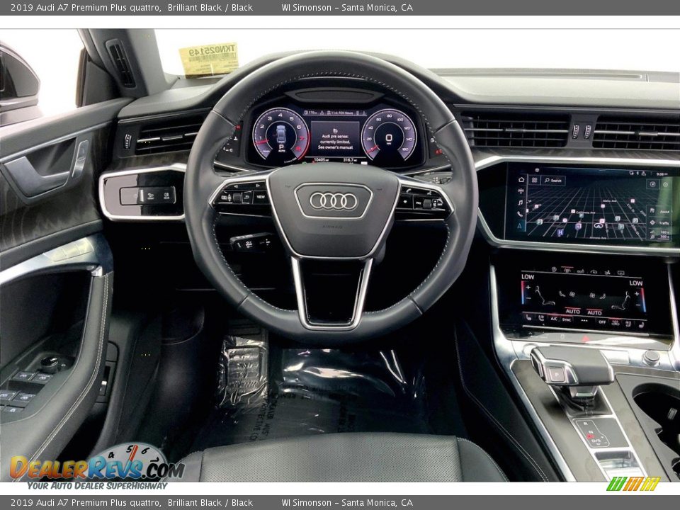 Dashboard of 2019 Audi A7 Premium Plus quattro Photo #4