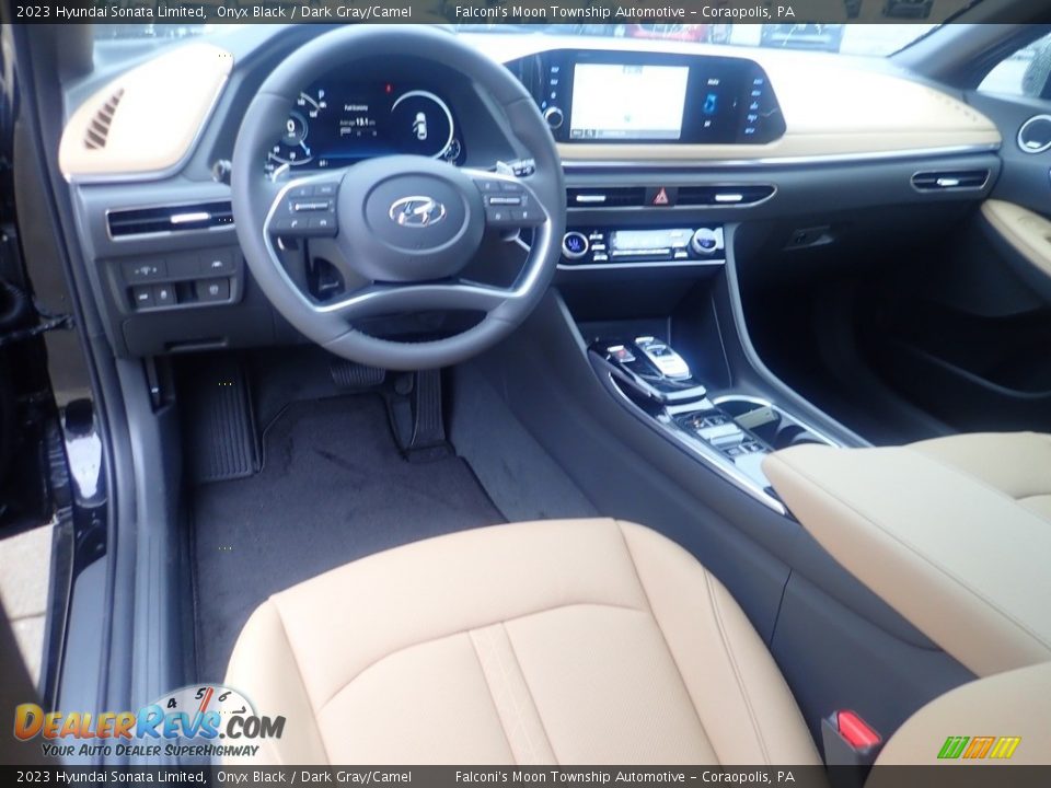 Dark Gray/Camel Interior - 2023 Hyundai Sonata Limited Photo #12