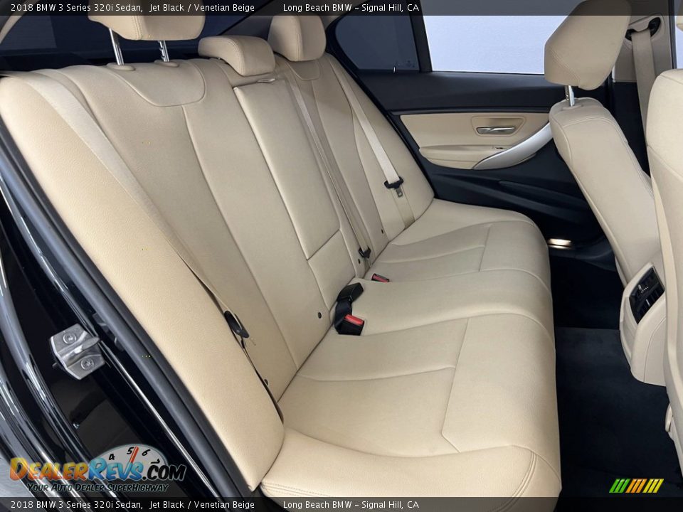 2018 BMW 3 Series 320i Sedan Jet Black / Venetian Beige Photo #14