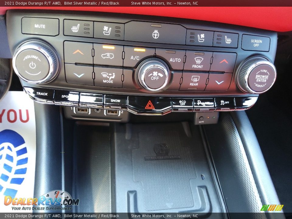 2021 Dodge Durango R/T AWD Billet Silver Metallic / Red/Black Photo #27