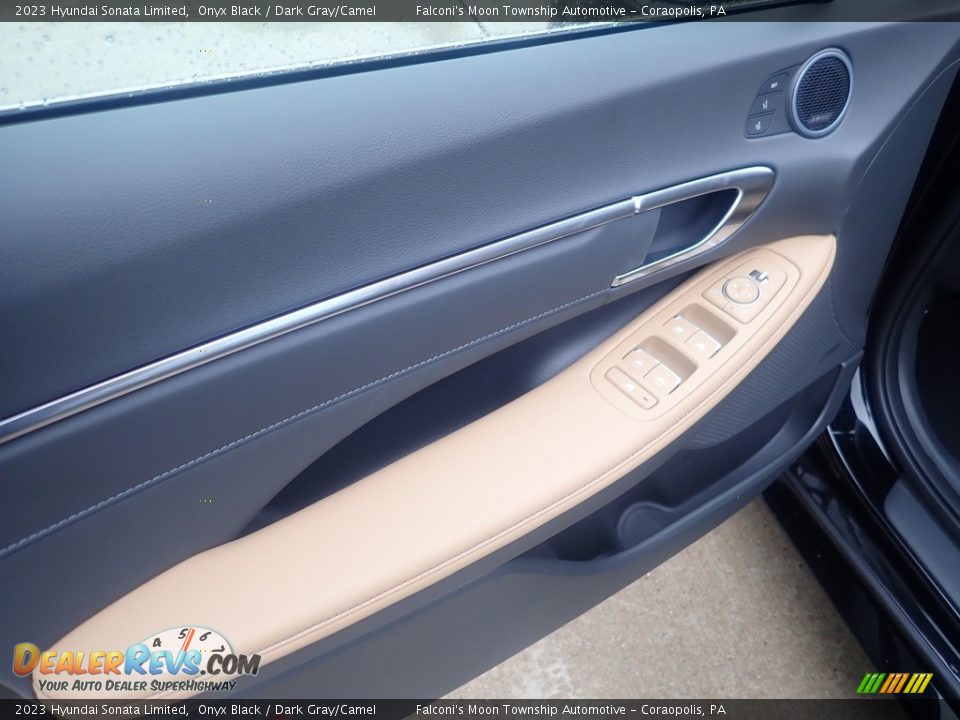 2023 Hyundai Sonata Limited Onyx Black / Dark Gray/Camel Photo #14