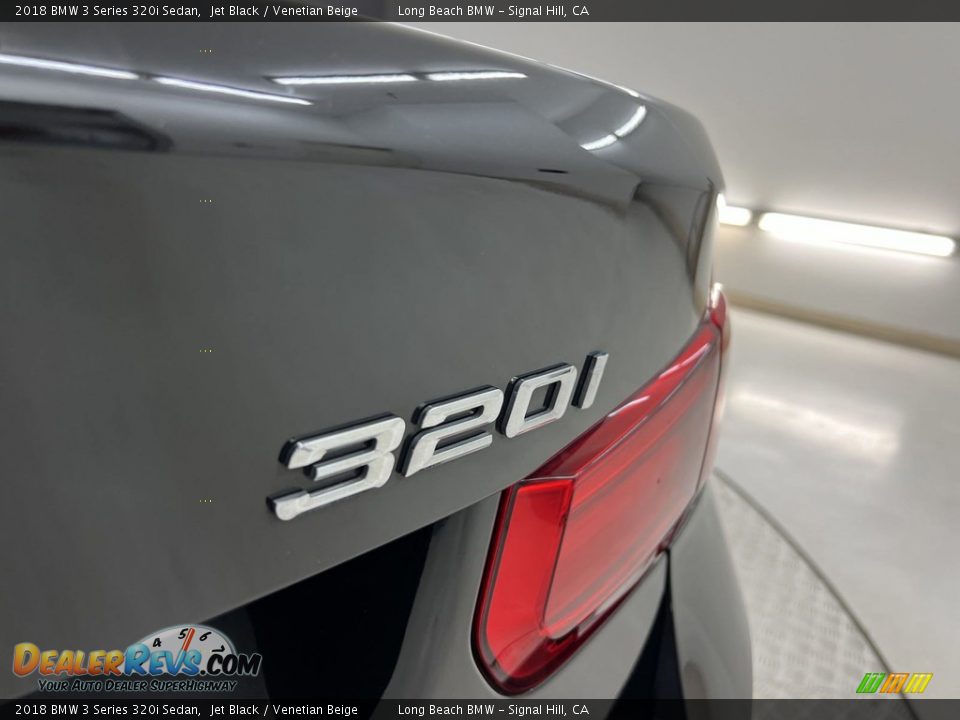 2018 BMW 3 Series 320i Sedan Jet Black / Venetian Beige Photo #15