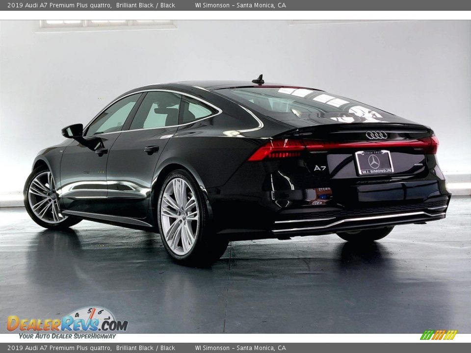 2019 Audi A7 Premium Plus quattro Brilliant Black / Black Photo #10