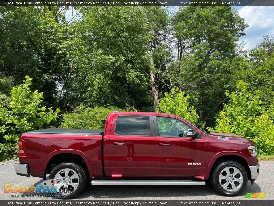 Delmonico Red Pearl 2021 Ram 1500 Laramie Crew Cab 4x4 Photo #5