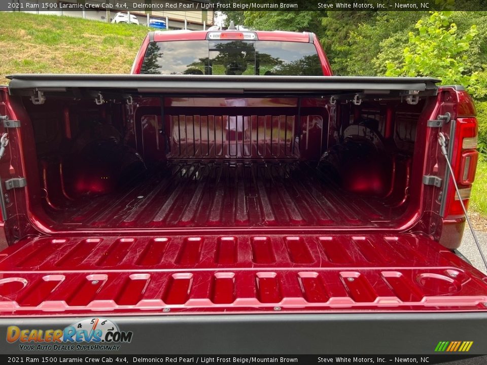 2021 Ram 1500 Laramie Crew Cab 4x4 Delmonico Red Pearl / Light Frost Beige/Mountain Brown Photo #8