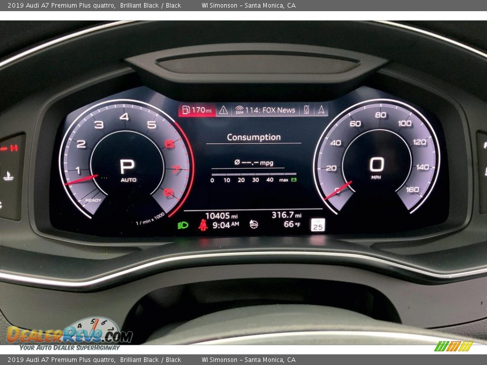 2019 Audi A7 Premium Plus quattro Gauges Photo #23