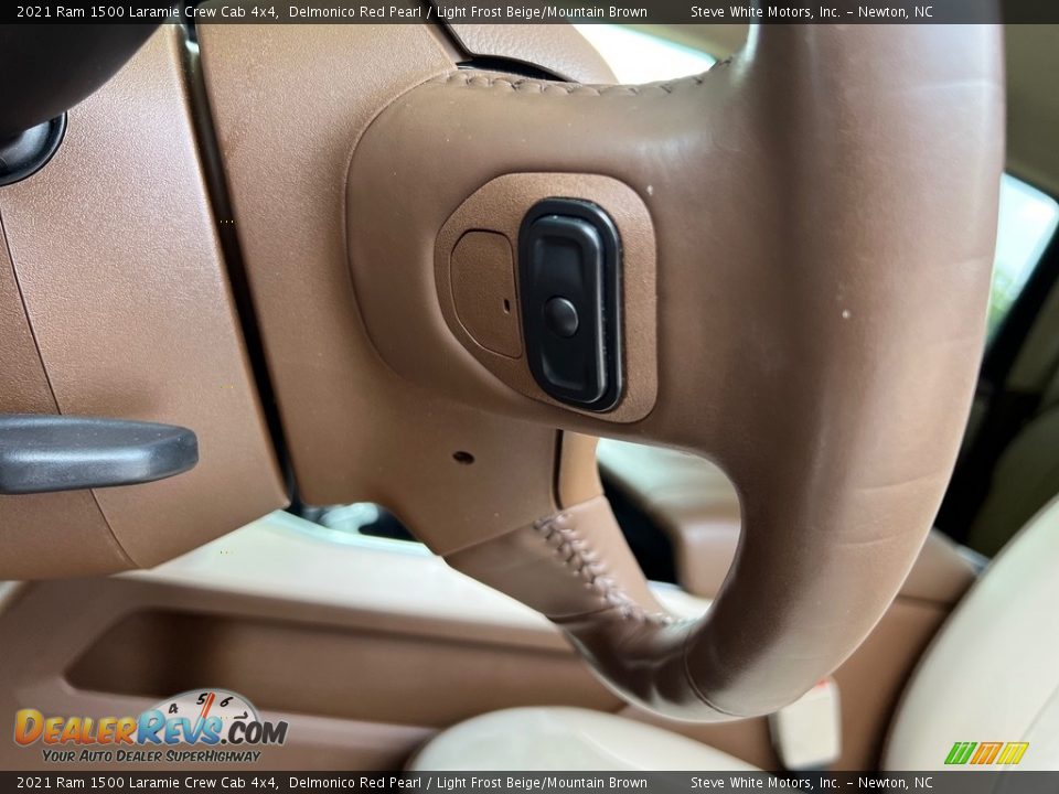 2021 Ram 1500 Laramie Crew Cab 4x4 Steering Wheel Photo #14