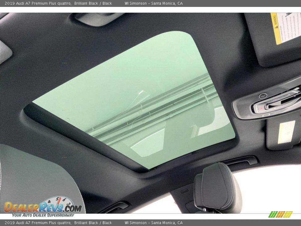 Sunroof of 2019 Audi A7 Premium Plus quattro Photo #25