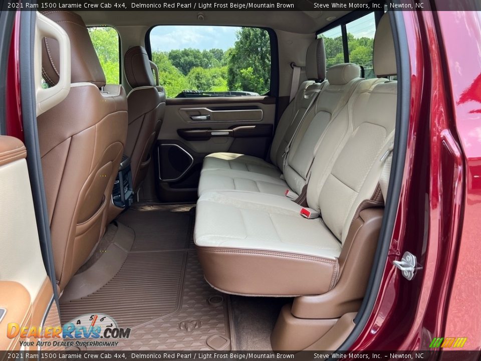 Rear Seat of 2021 Ram 1500 Laramie Crew Cab 4x4 Photo #15