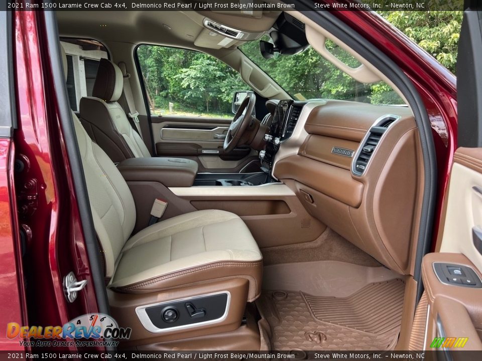 Front Seat of 2021 Ram 1500 Laramie Crew Cab 4x4 Photo #18