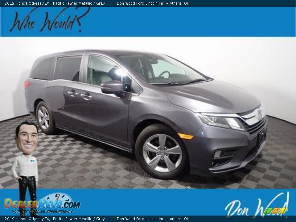 2019 Honda Odyssey EX Pacific Pewter Metallic / Gray Photo #1