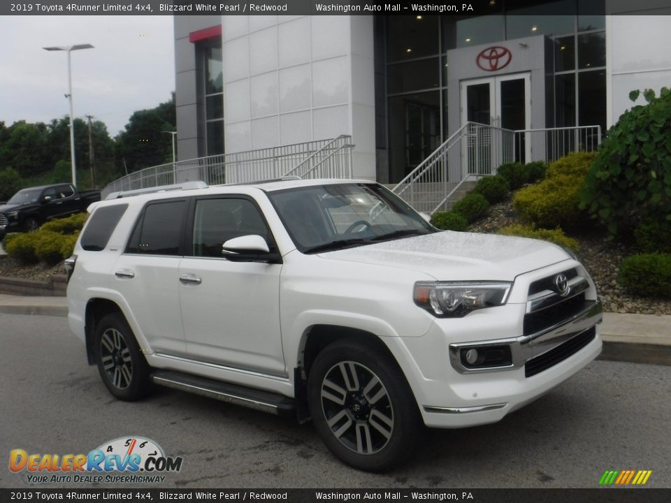 2019 Toyota 4Runner Limited 4x4 Blizzard White Pearl / Redwood Photo #1