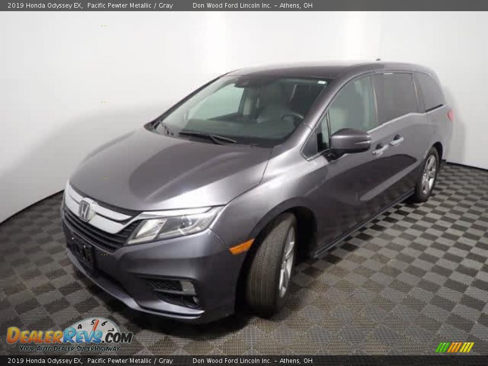 2019 Honda Odyssey EX Pacific Pewter Metallic / Gray Photo #7