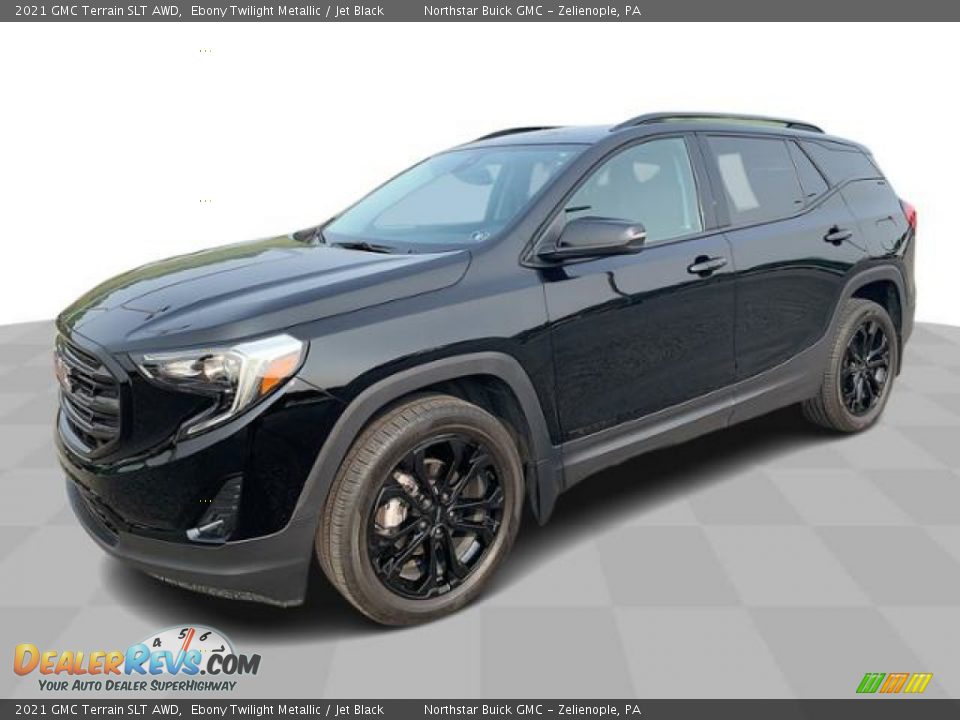 2021 GMC Terrain SLT AWD Ebony Twilight Metallic / Jet Black Photo #1