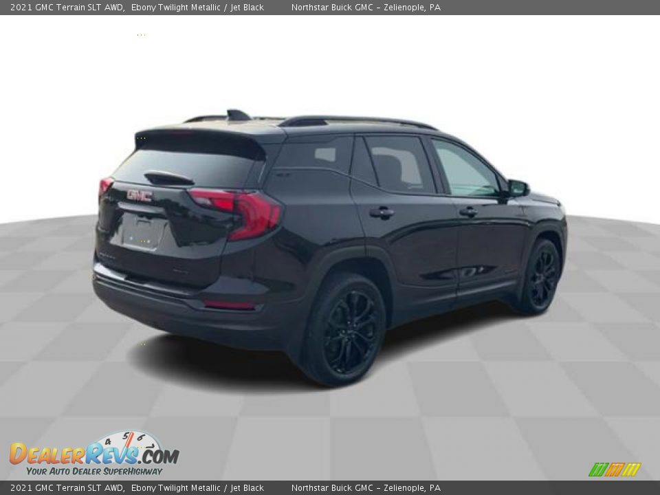 2021 GMC Terrain SLT AWD Ebony Twilight Metallic / Jet Black Photo #8