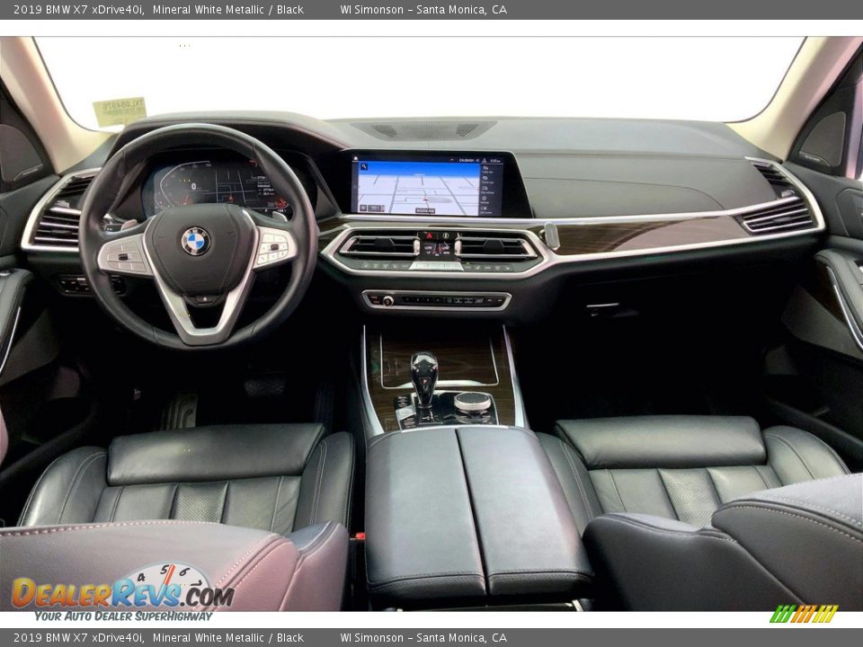 2019 BMW X7 xDrive40i Mineral White Metallic / Black Photo #15