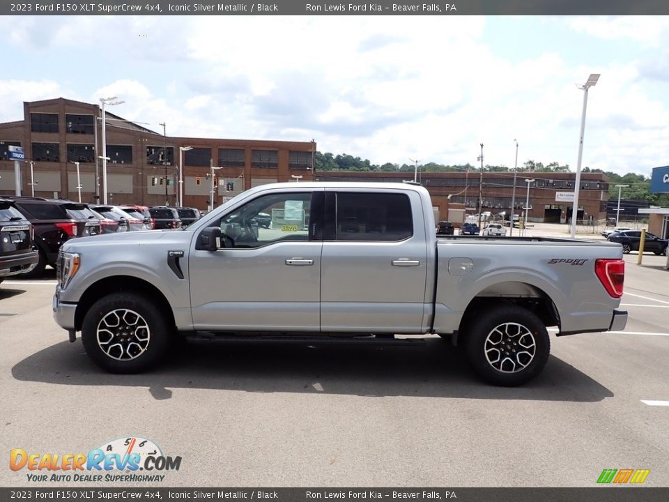 Iconic Silver Metallic 2023 Ford F150 XLT SuperCrew 4x4 Photo #5