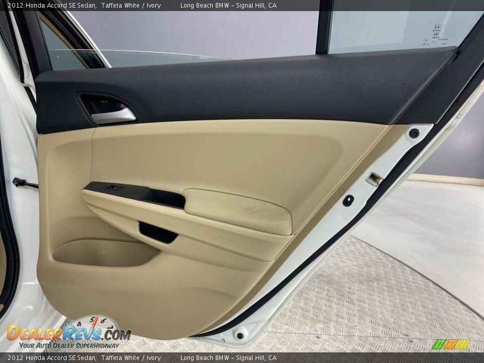 2012 Honda Accord SE Sedan Taffeta White / Ivory Photo #30