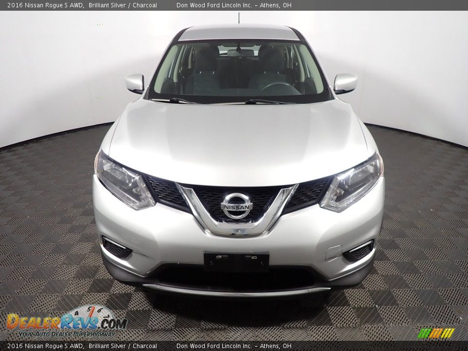 2016 Nissan Rogue S AWD Brilliant Silver / Charcoal Photo #5