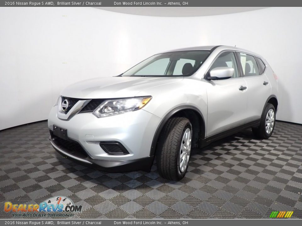 2016 Nissan Rogue S AWD Brilliant Silver / Charcoal Photo #8