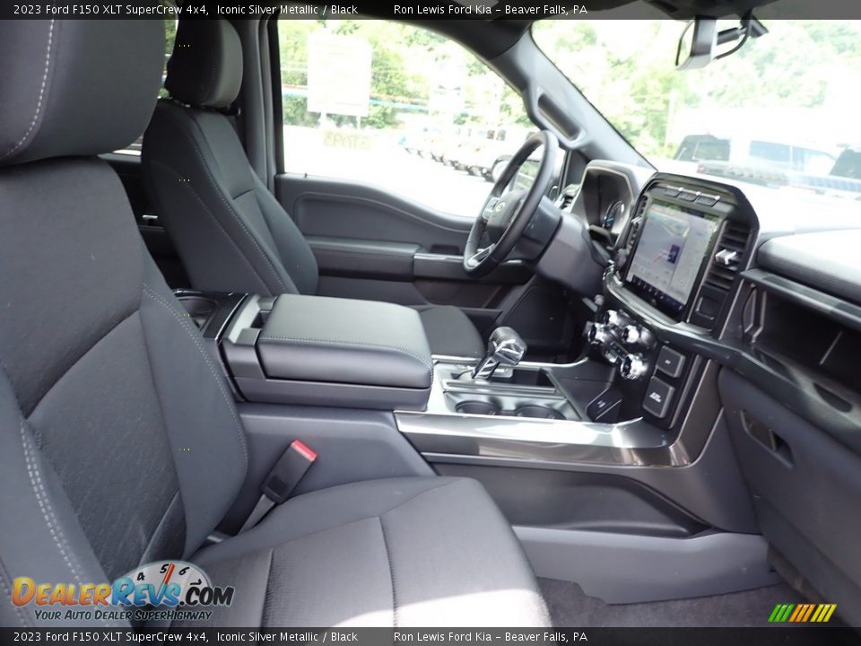 Front Seat of 2023 Ford F150 XLT SuperCrew 4x4 Photo #10