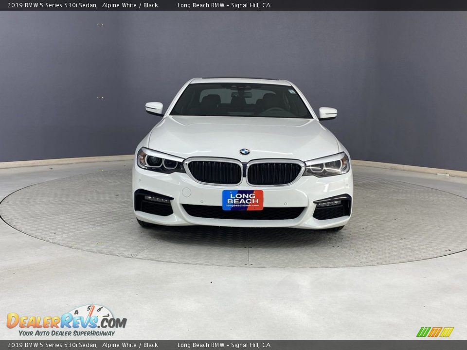 2019 BMW 5 Series 530i Sedan Alpine White / Black Photo #2