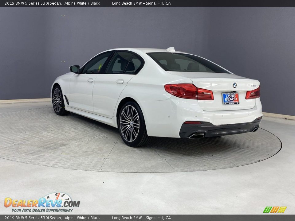 2019 BMW 5 Series 530i Sedan Alpine White / Black Photo #3